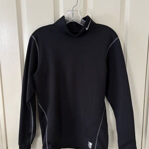 Nike Men's Black Turtleneck Compression Shirt